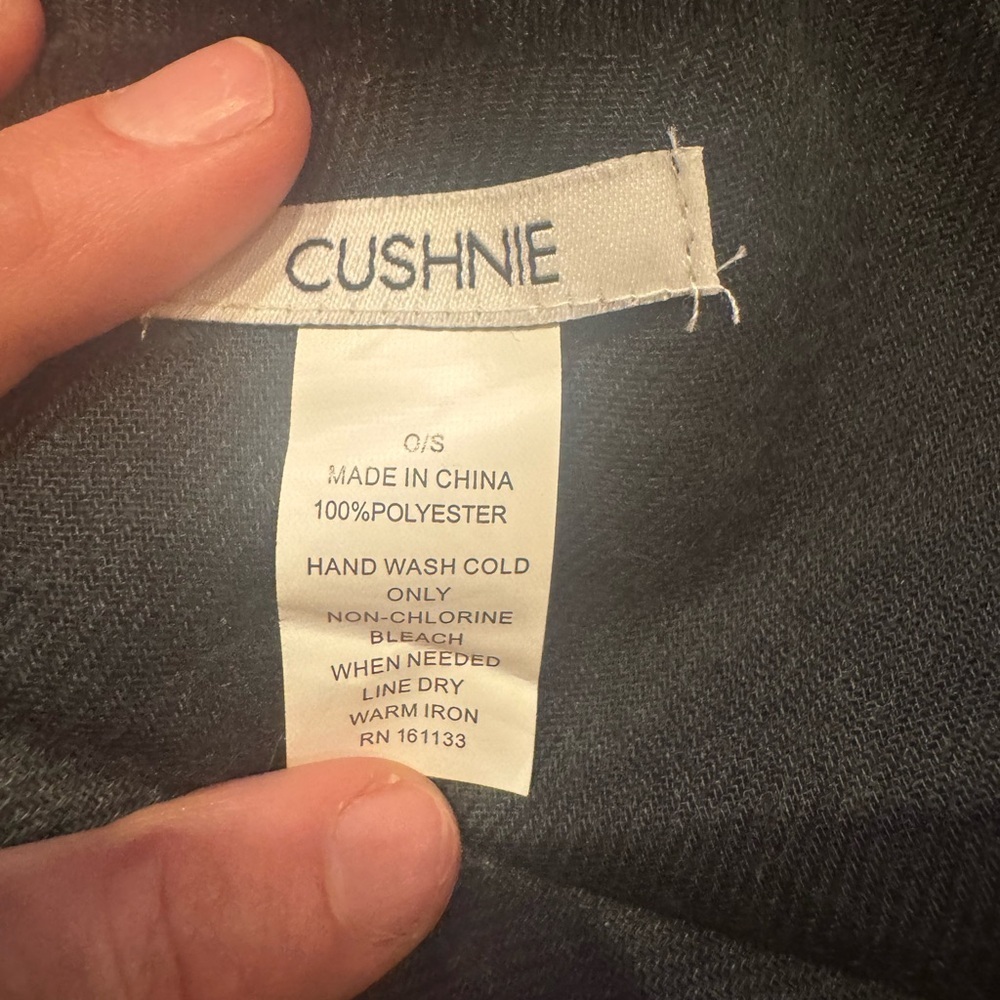 Cushnie lux grey horizon ombré scarf - Picture 11 of 11